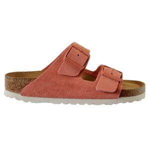 Birkenstock Arizona Soft Footbed Suede Sandals Womens 10-10.5 EU 41 Earth Red